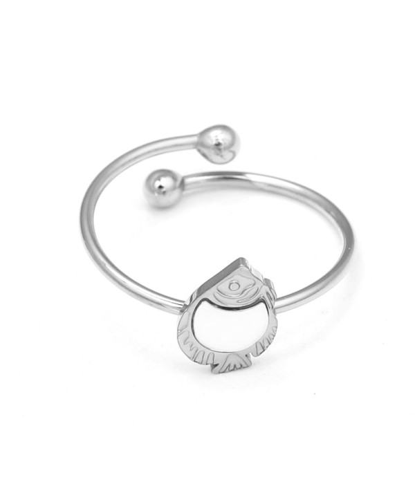 Anillo de pescado con nácar 2