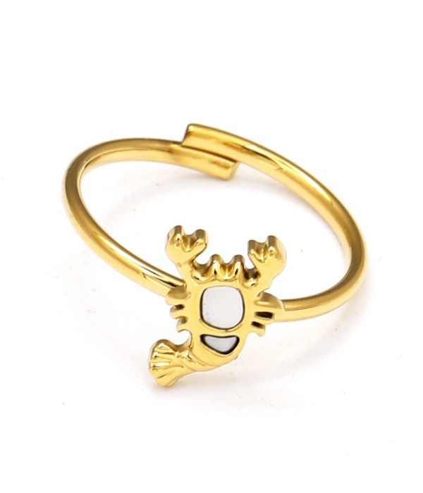 Anillo de langosta con nácar