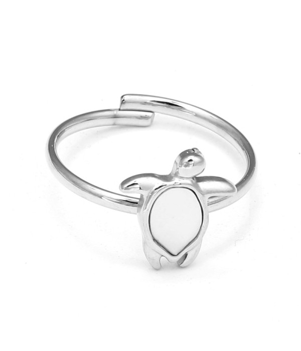 Anillo de tortuga con nácar