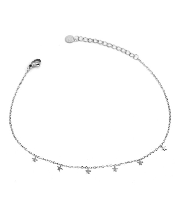 Tobillera con colgantes de estrellas de mar 2