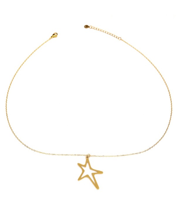 Collar con colgante de estrella (Pequeño)