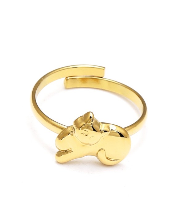 Anillo dorado de gato