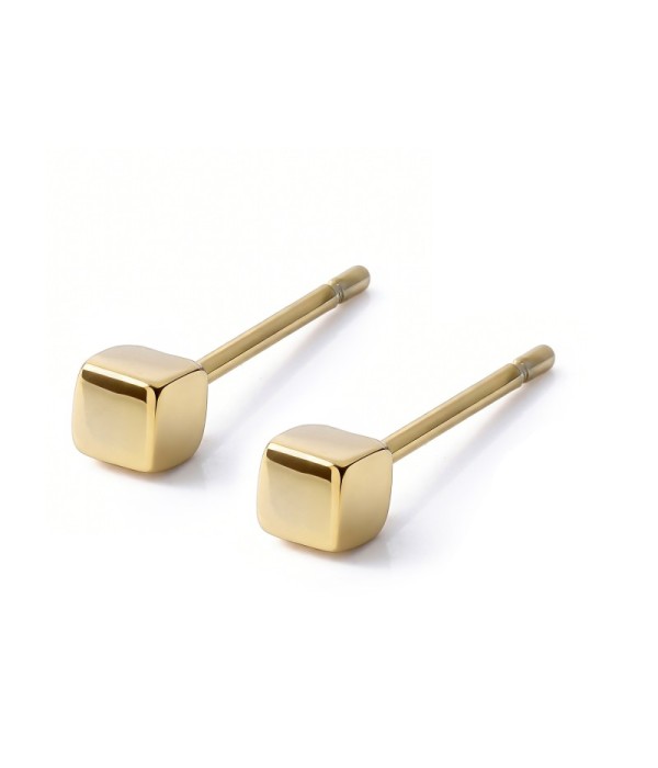 Pendientes cuadrados minimalistas