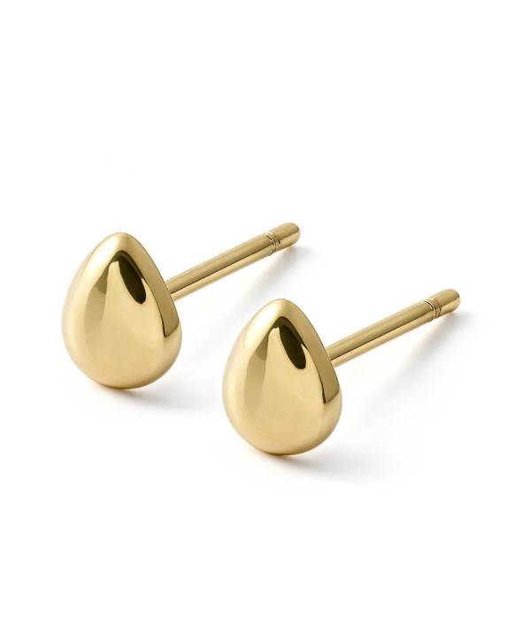 Pendientes minimalistas de gota
