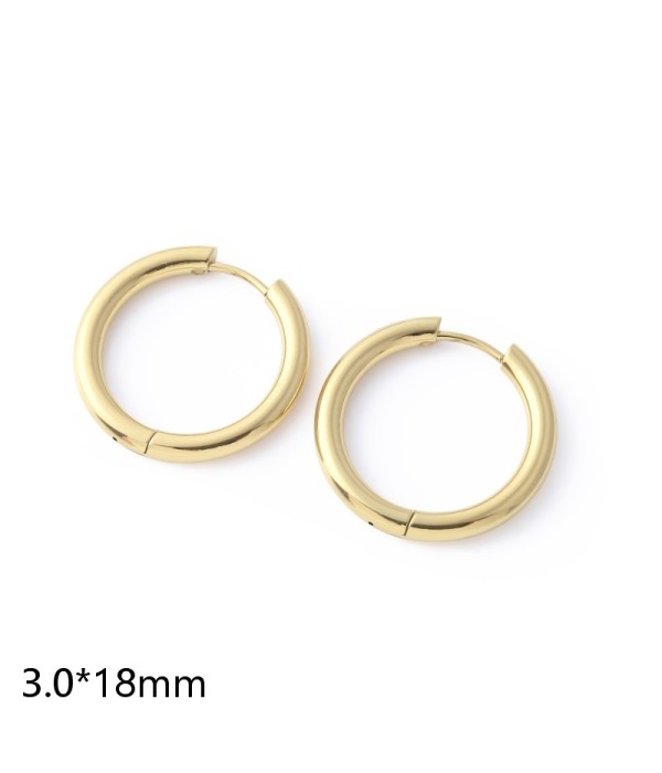 Pendientes de aro (3.0x18mm)