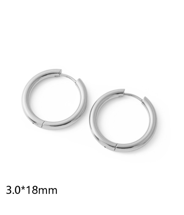 Pendientes de aro (3.0x18mm) 2