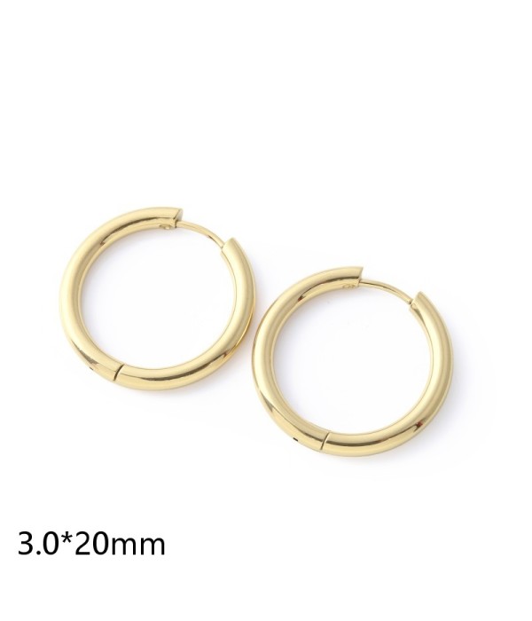 Pendientes de aro (3.0x20mm)