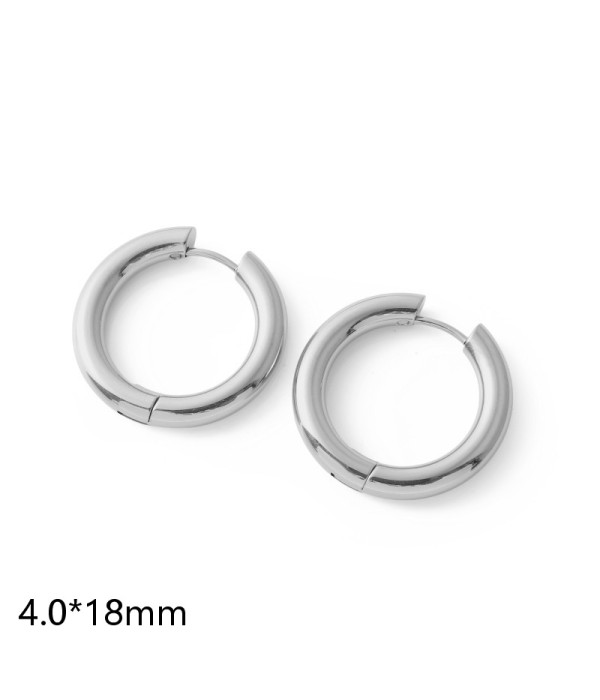Pendientes de aro (4.0x18mm)