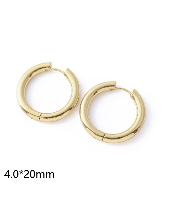 Pendientes de aro (4.0x20mm)