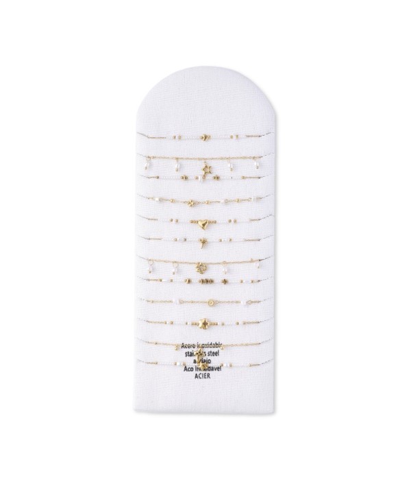 Conjuntos de pulseras  con diseños mixtos