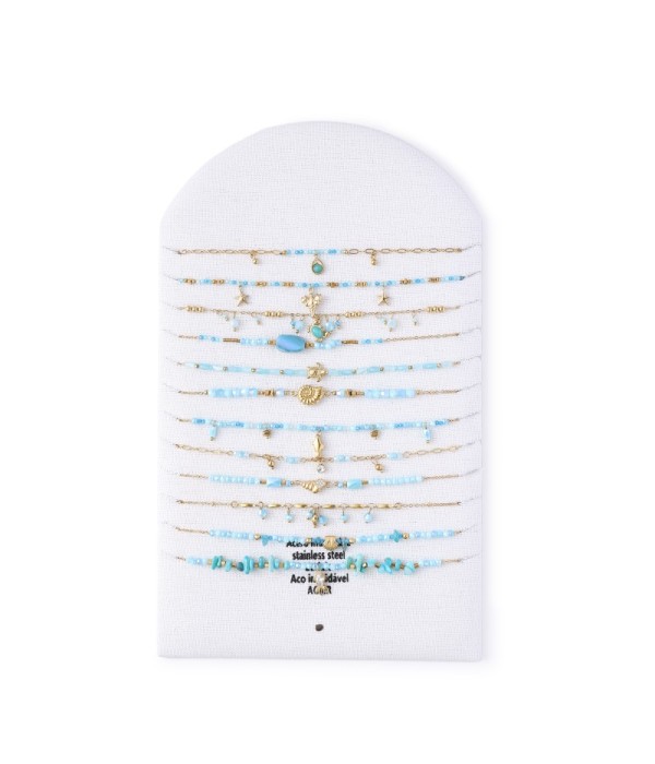 Conjuntos de collares con diseños mixtos