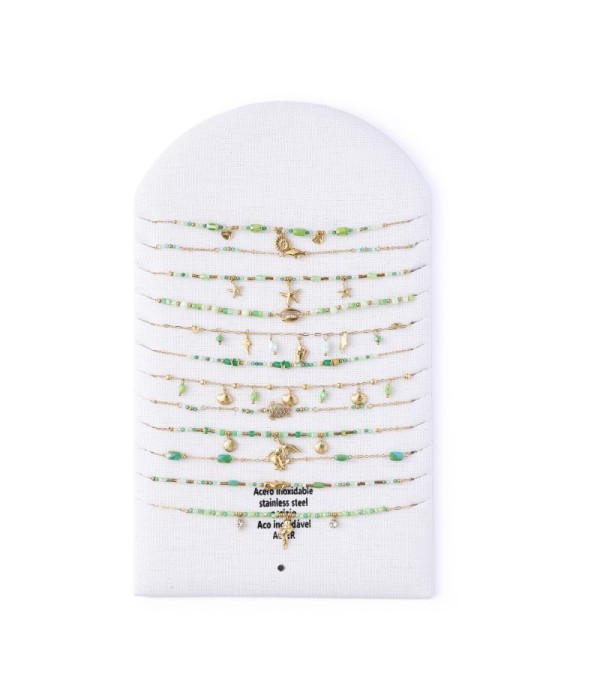 Conjuntos de collares con diseños mixtos