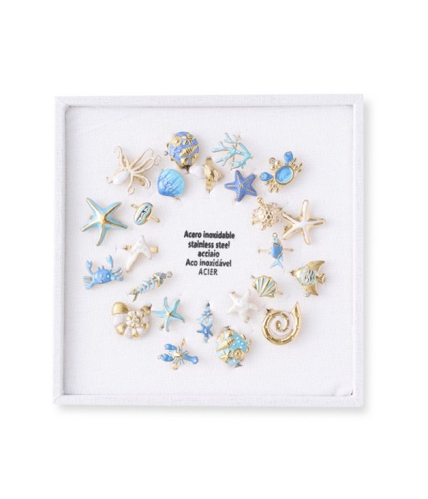 Bandeja de anillos con temática marina