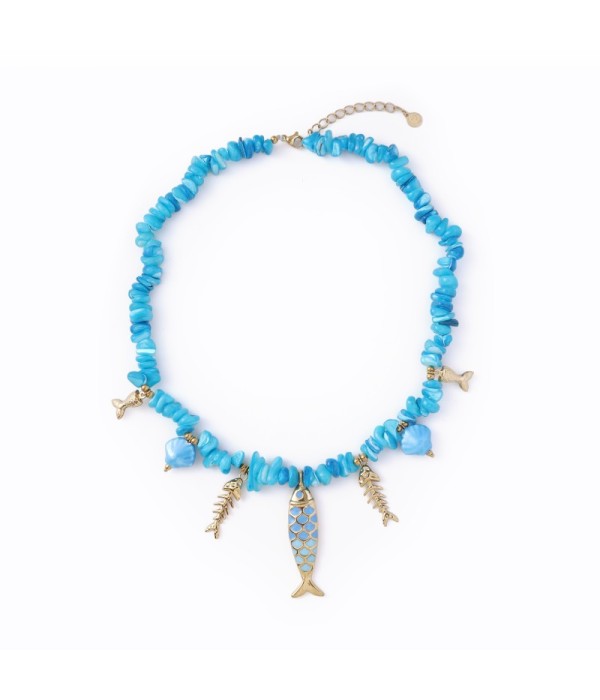 Collar con temática marina