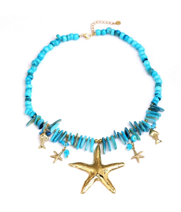 Collar con temática marina