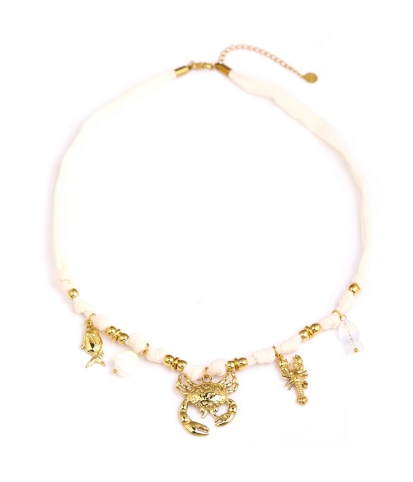 Collar con temática marina