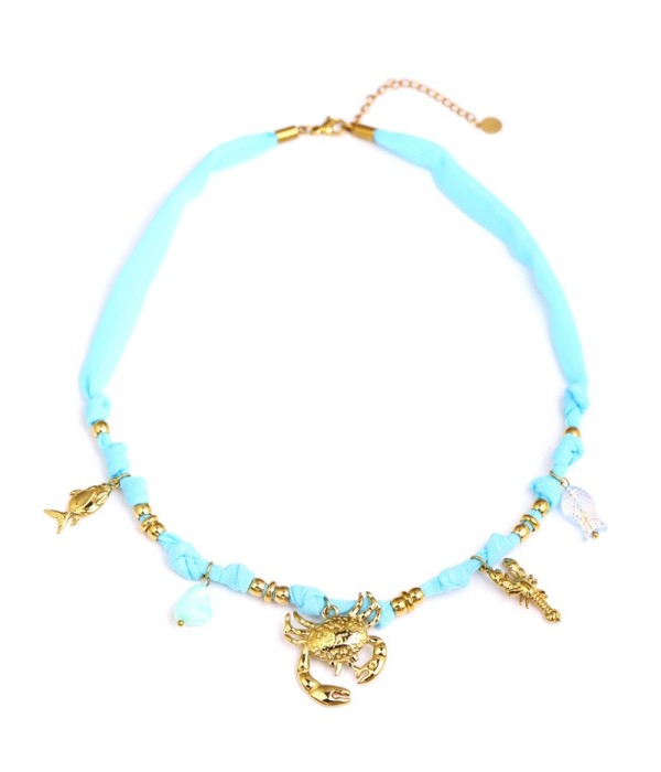 Collar con temática marina