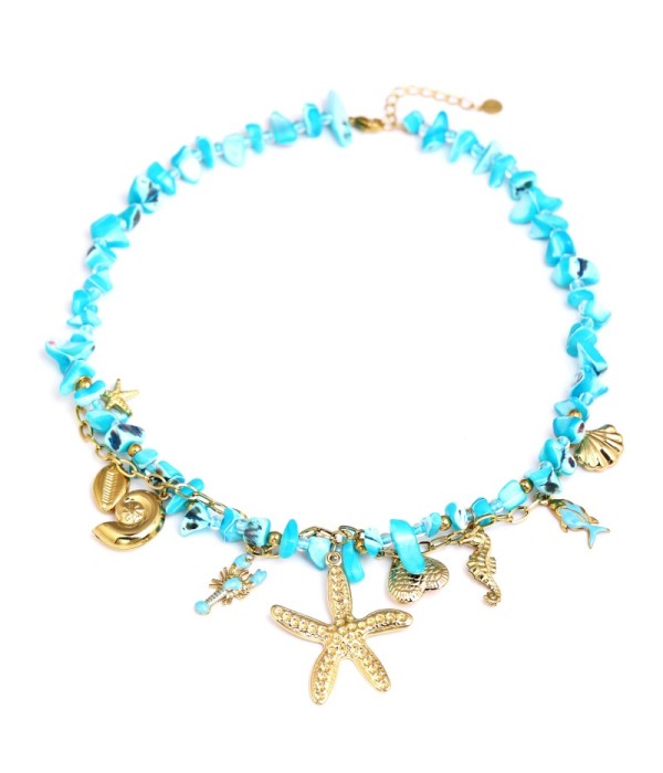 Collar con temática marina