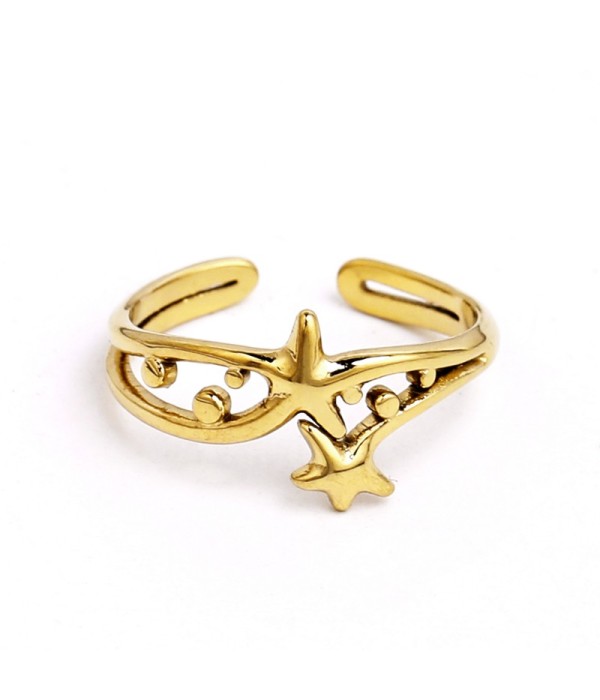 Anillo con estrella central