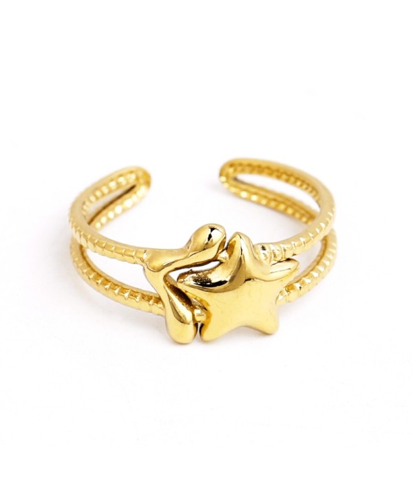 Anillo con diseño de estrella