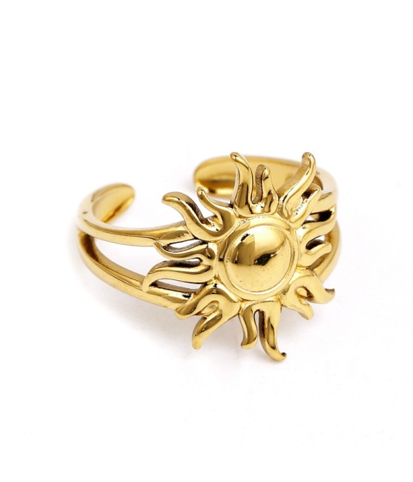 Anillo con diseño de sol