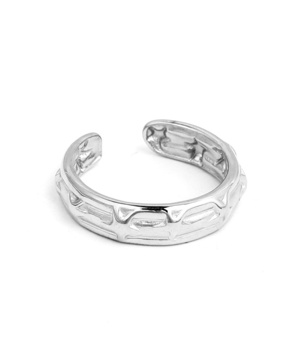 Anillo con textura de estrella