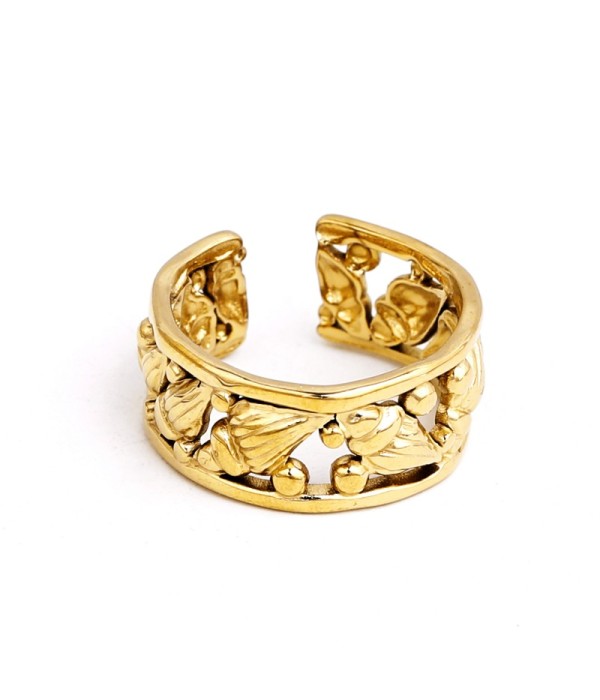 Anillo con caracolas