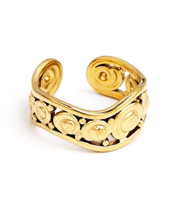 Anillo con caracolas