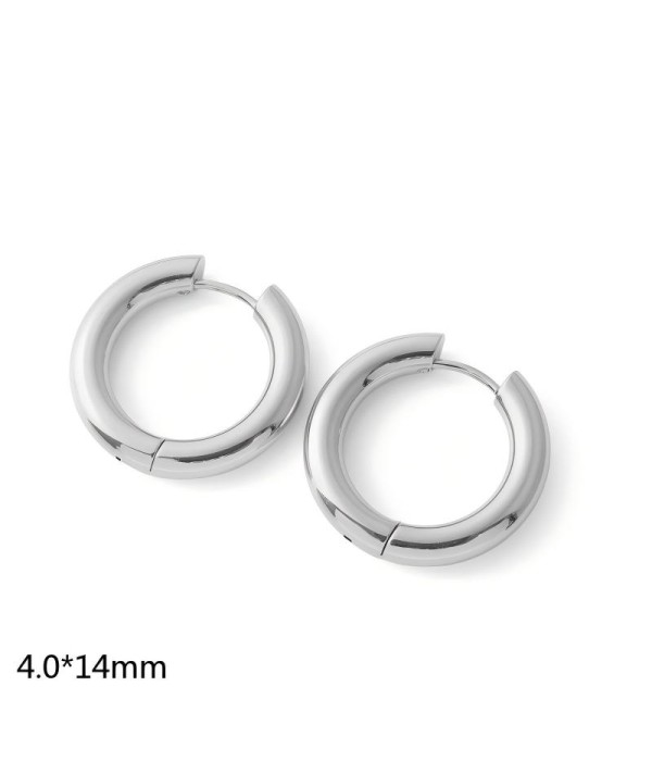 Pendientes de aro (4.0x14mm) 2