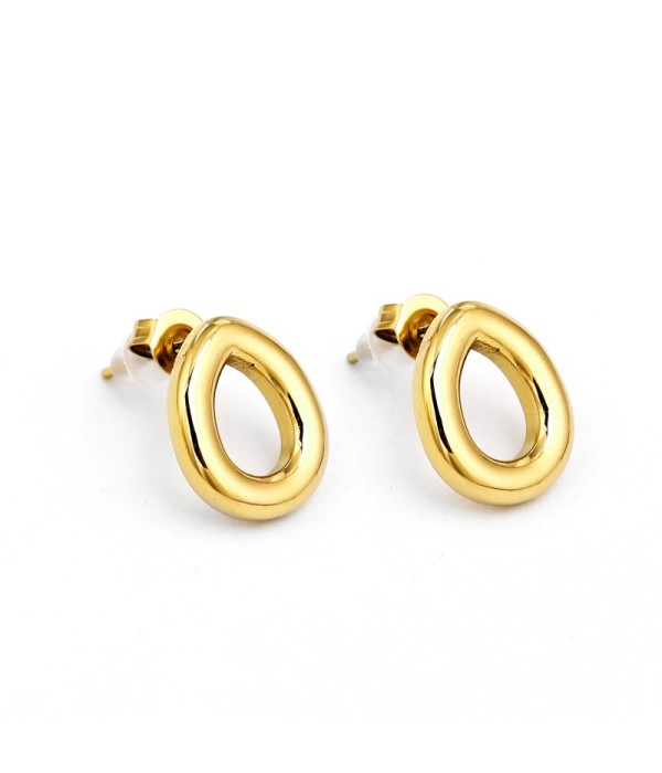 Pendientes ovalados minimalistas