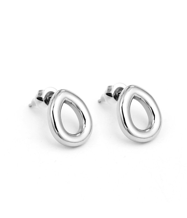 Pendientes ovalados minimalistas 2