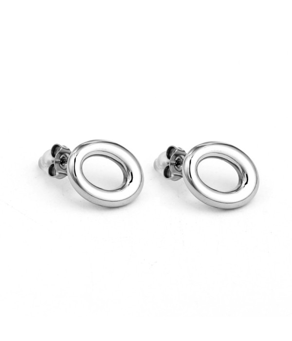 Pendientes ovalados minimalistas