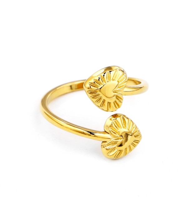 Anillo con corazones
