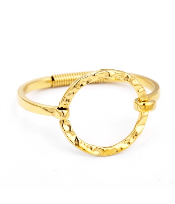 Pulsera rígida con círculo central