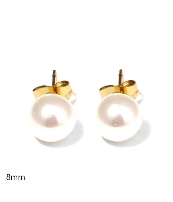 Pendientes de perlas de 8mm