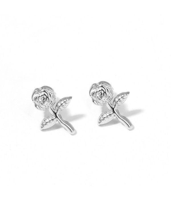 Pendientes de rosa