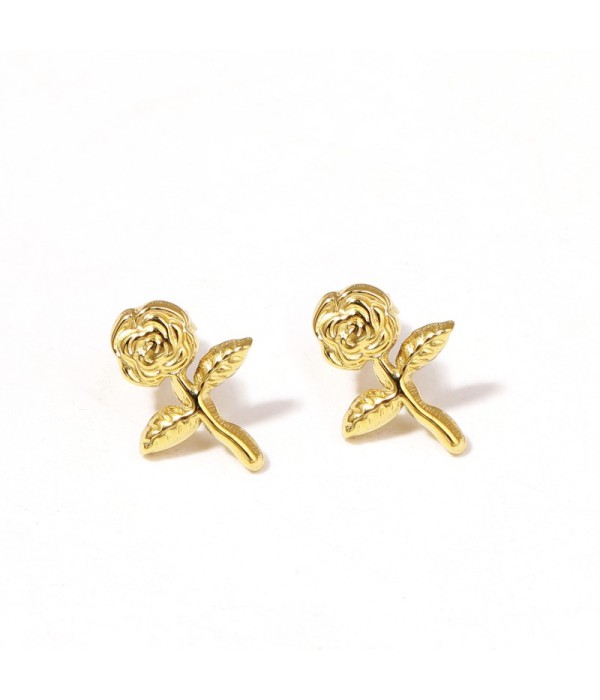 Pendientes de rosa