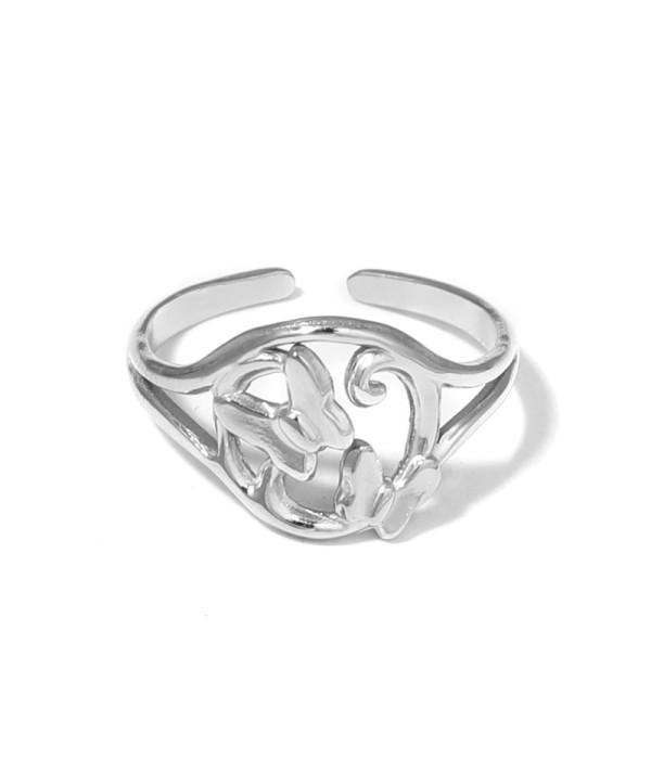 Anillo con diseño de mariposas 2