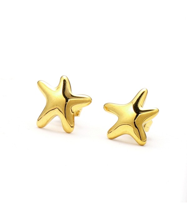 Pendientes de estrella retorcida
