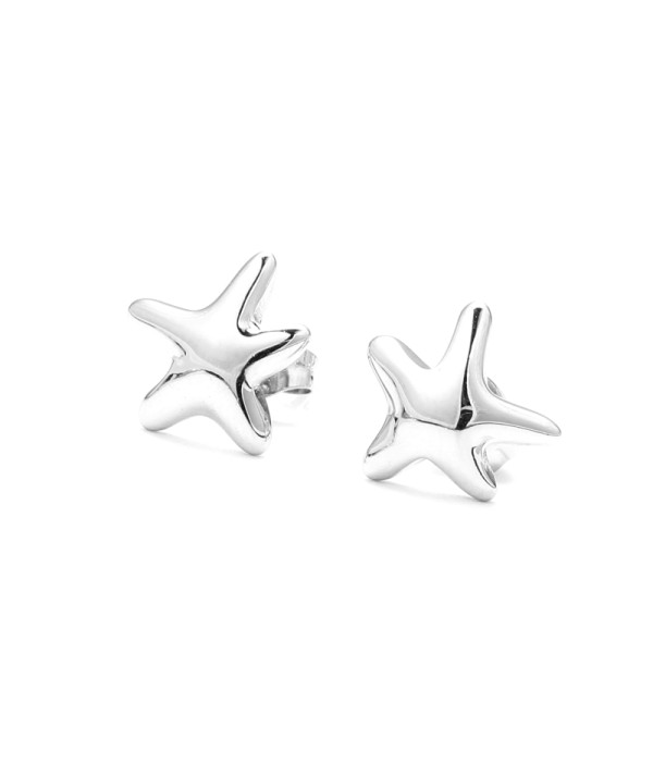 Pendientes de estrella retorcida