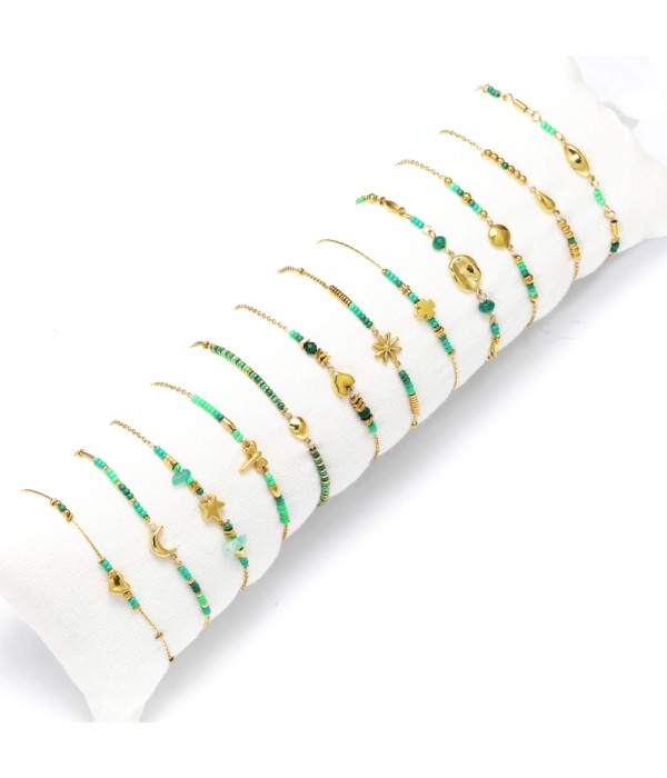 Conjunto de 12 pulseras