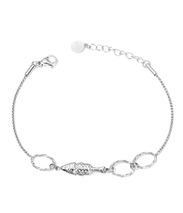 Pulsera de pez y aros