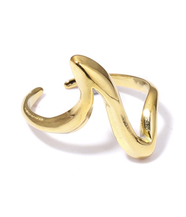 Anillo abierto dorado