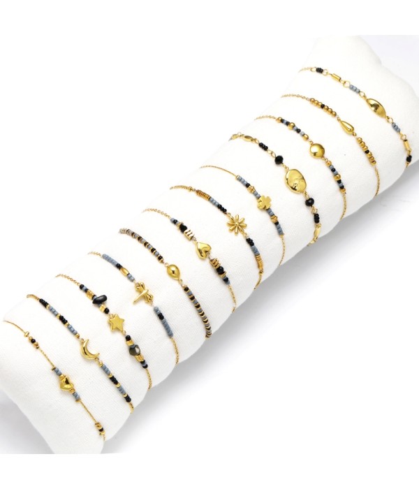 Conjunto de 12 pulseras