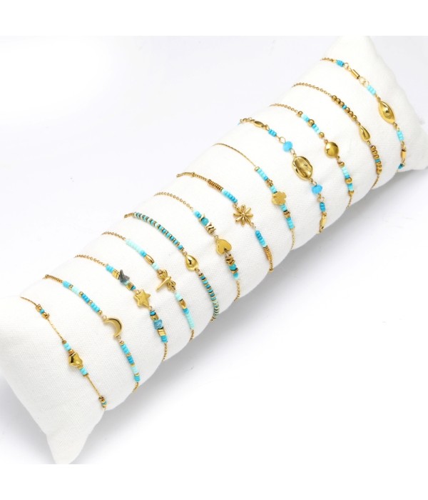 Conjunto de 12 pulseras