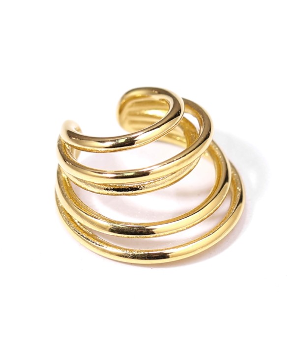 Clip de oreja en forma de aros