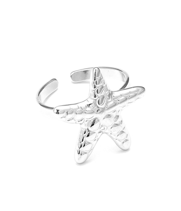 Anillo con estrella de mar 2