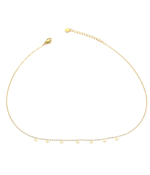 Collar con colgantes de mariposas