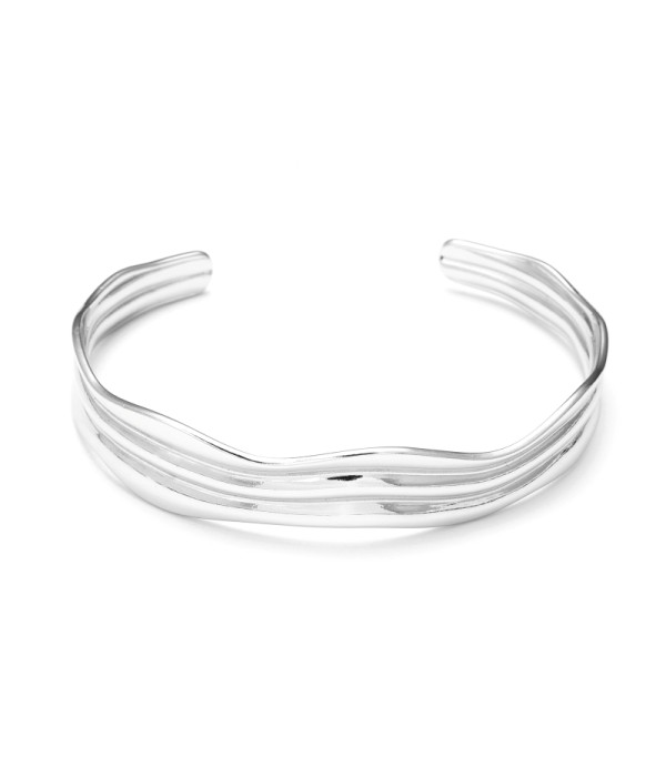 Pulseras rígidas con líneas onduladas 2