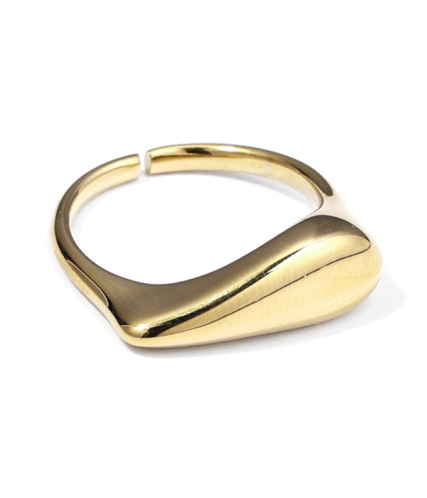 Anillo dorado minimalista